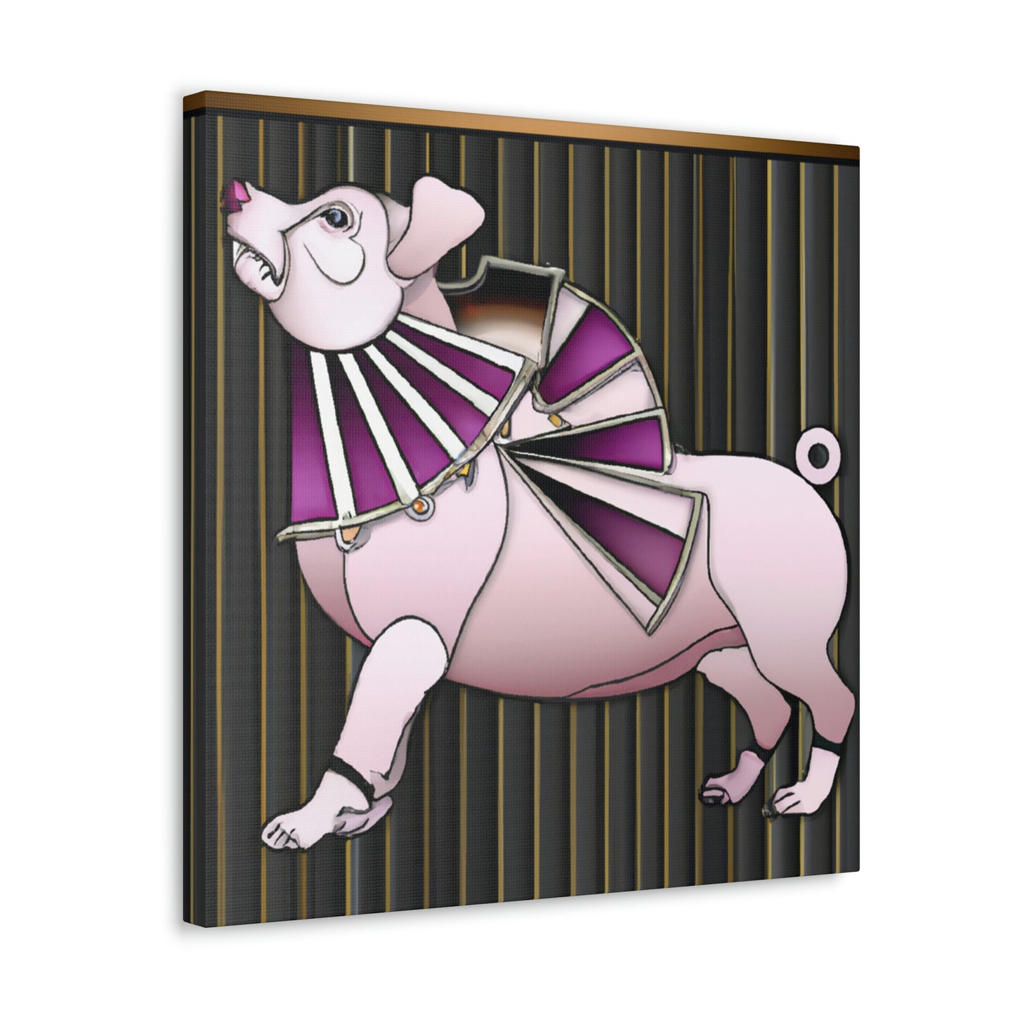 "Swine-shape Splendor" - Canvas