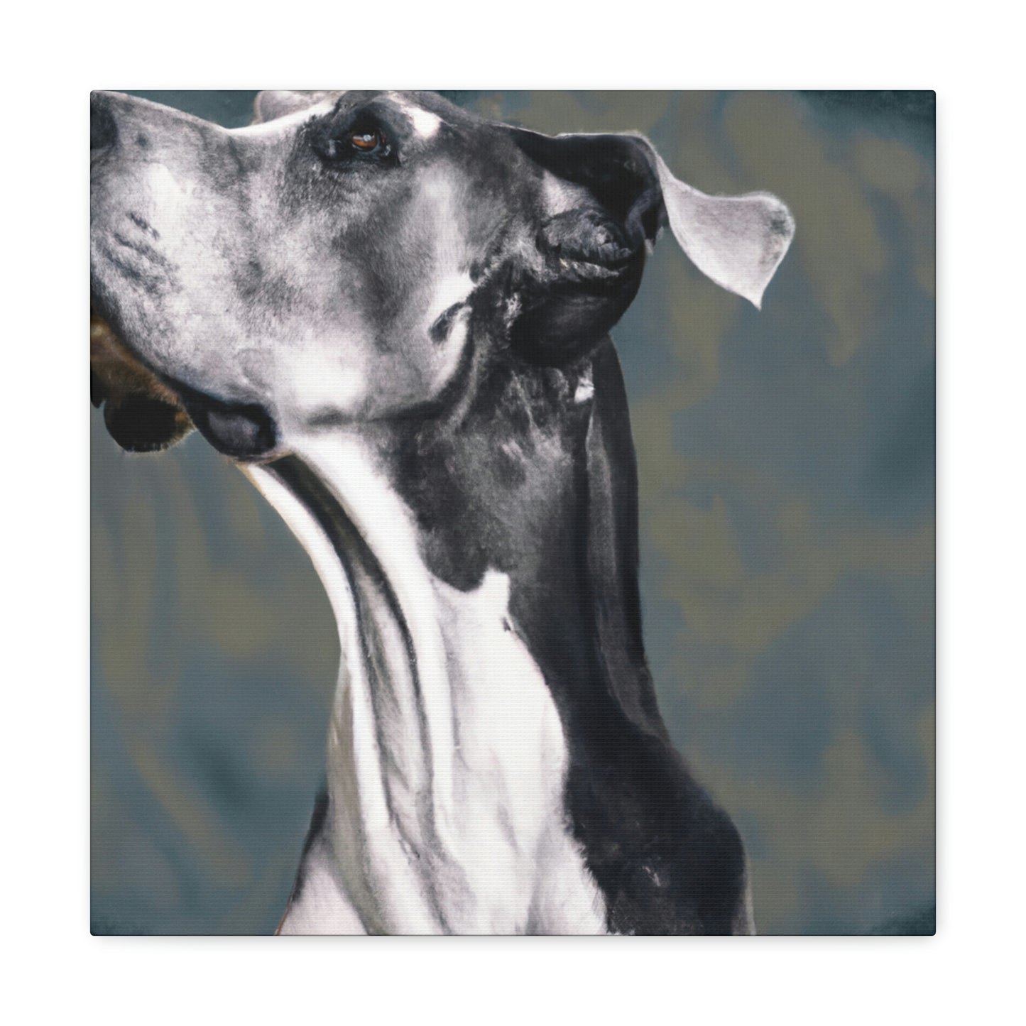 "Great Dane in Baroque" - Canvas