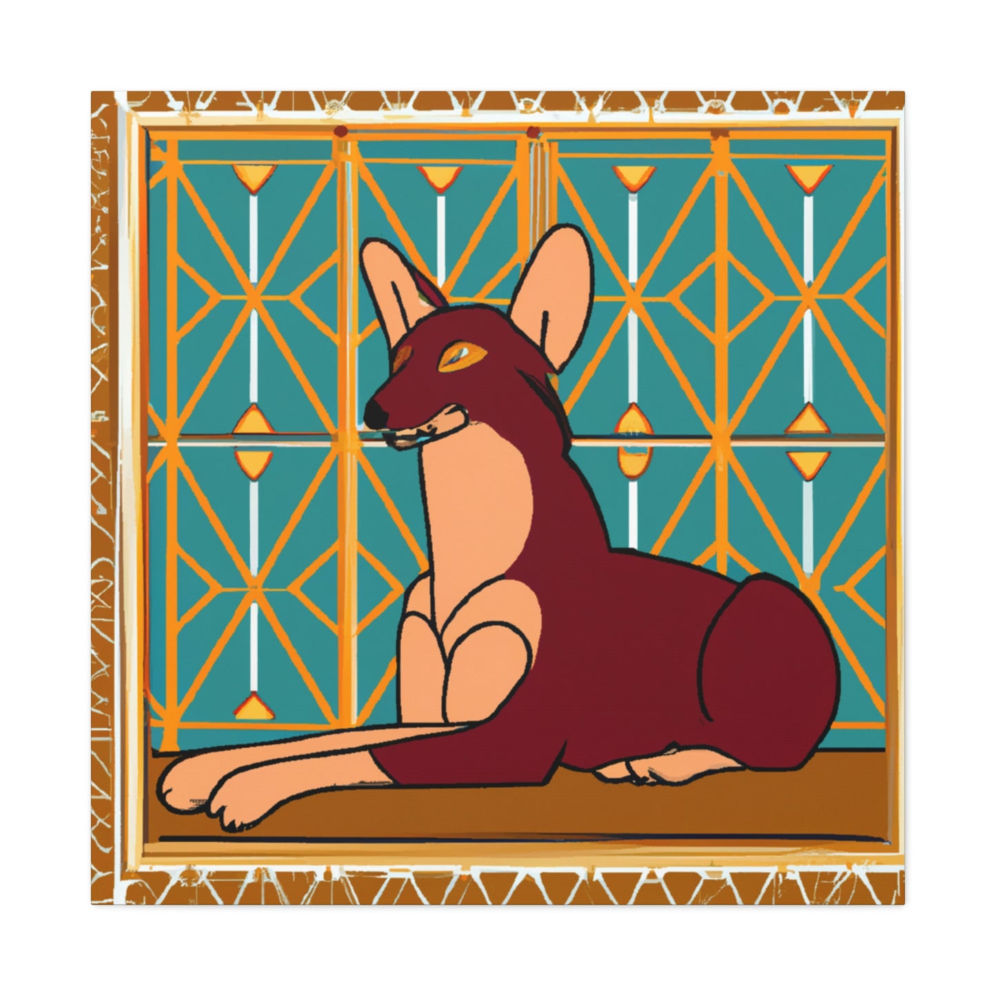 Dhole Deco Dance - Canvas