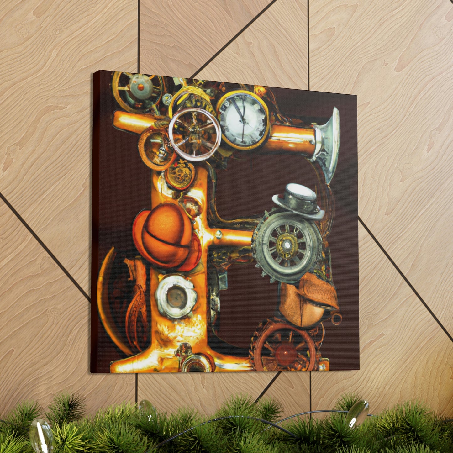 Steam-Powered Reflection - Canvas