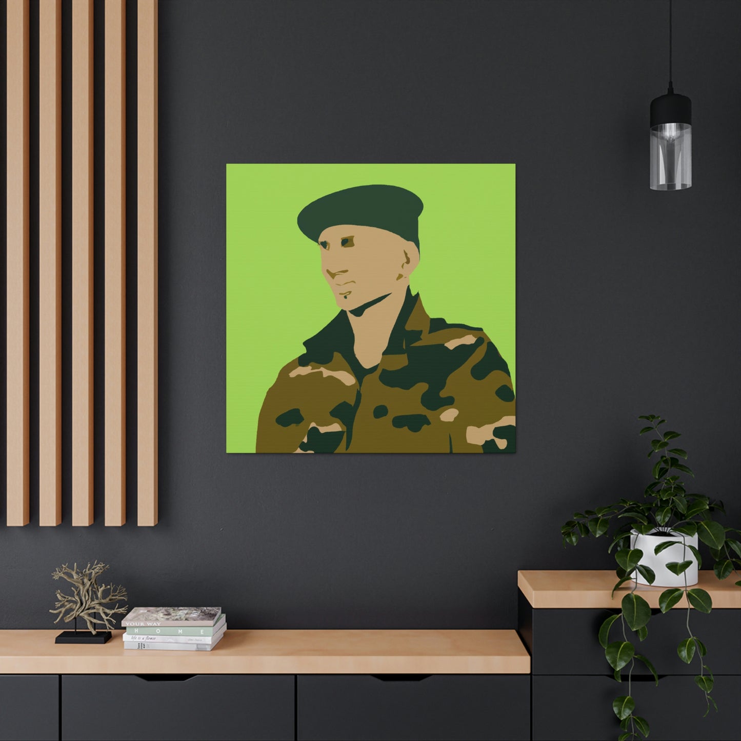 "Honoring The Supply Sergeant" - Canvas