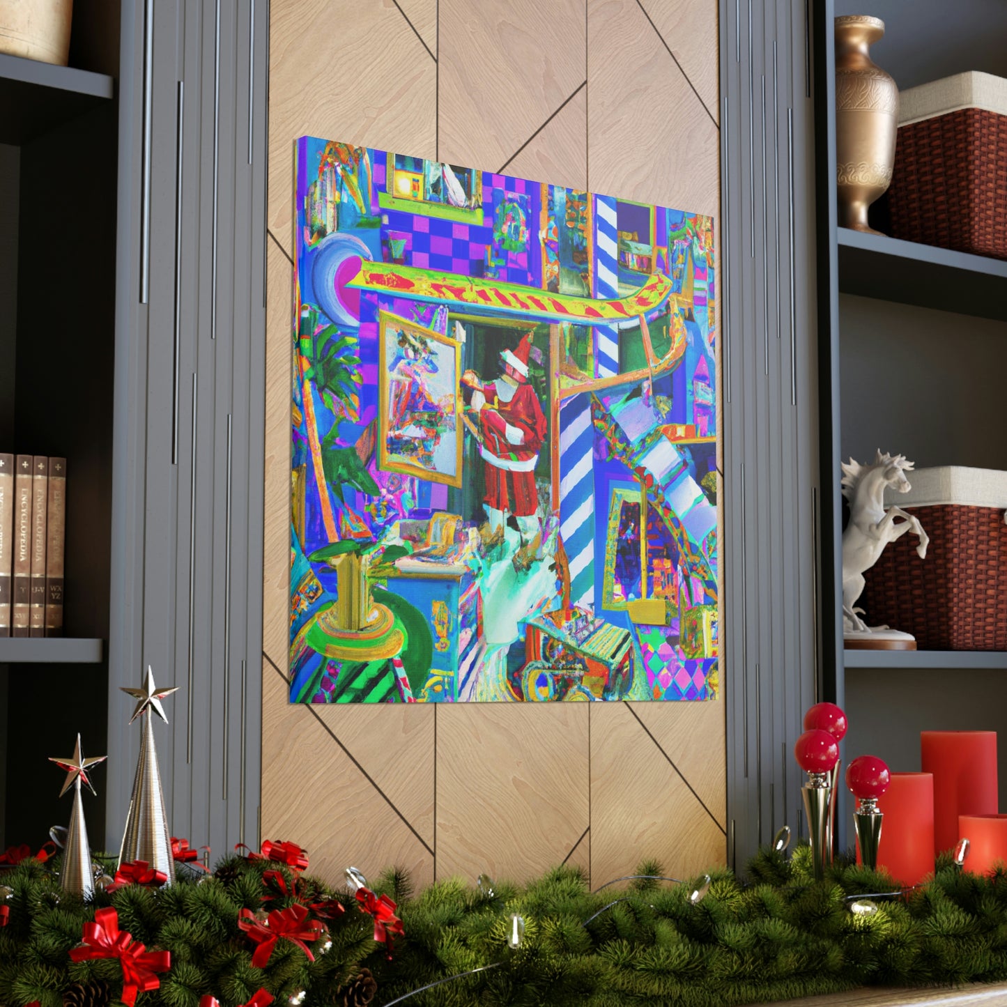 Santa's Magical Workshop - Canvas