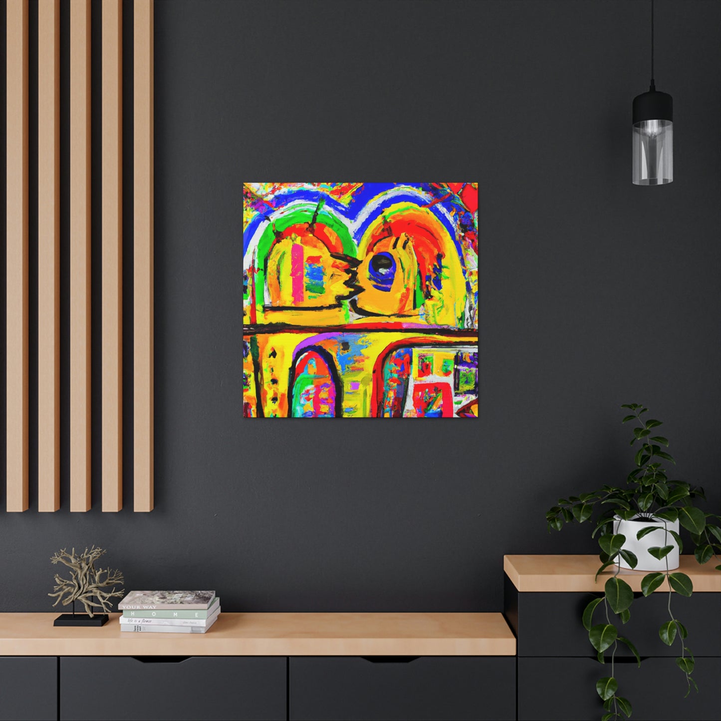 Love's Rainbow Bridge - Canvas