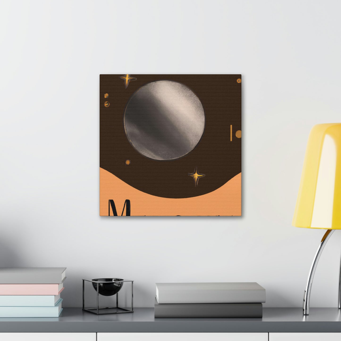 Mercury's Celestial Gaze - Canvas