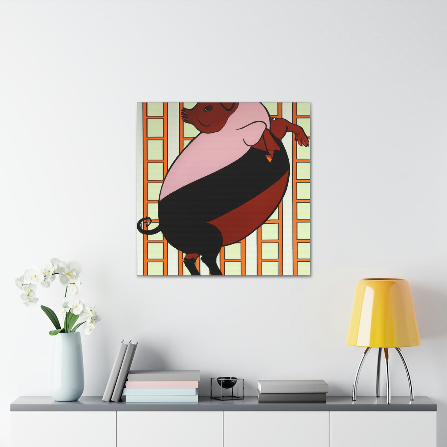 Piggy's Plump Palette - Canvas