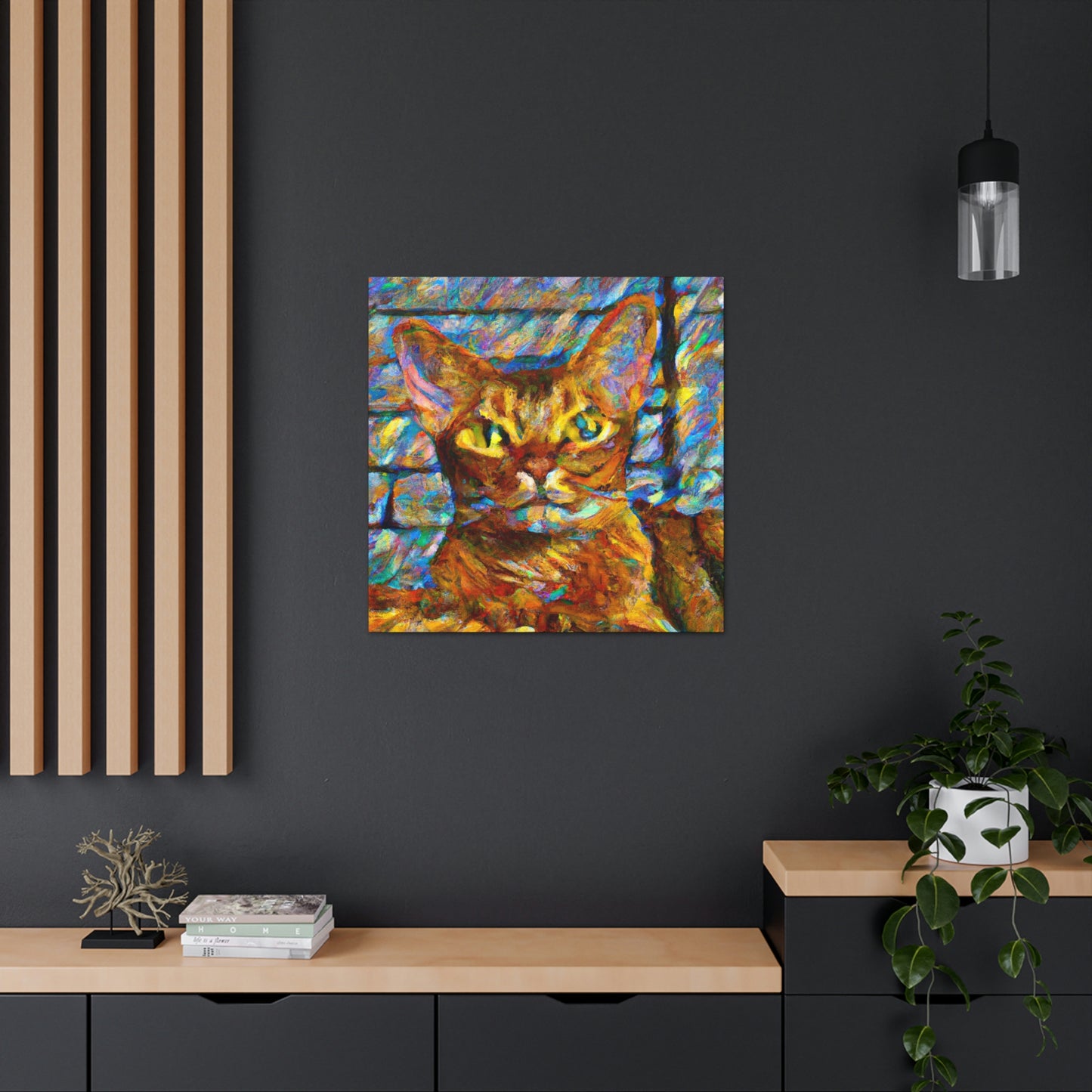 Wild Abyssinian Fauvism - Canvas