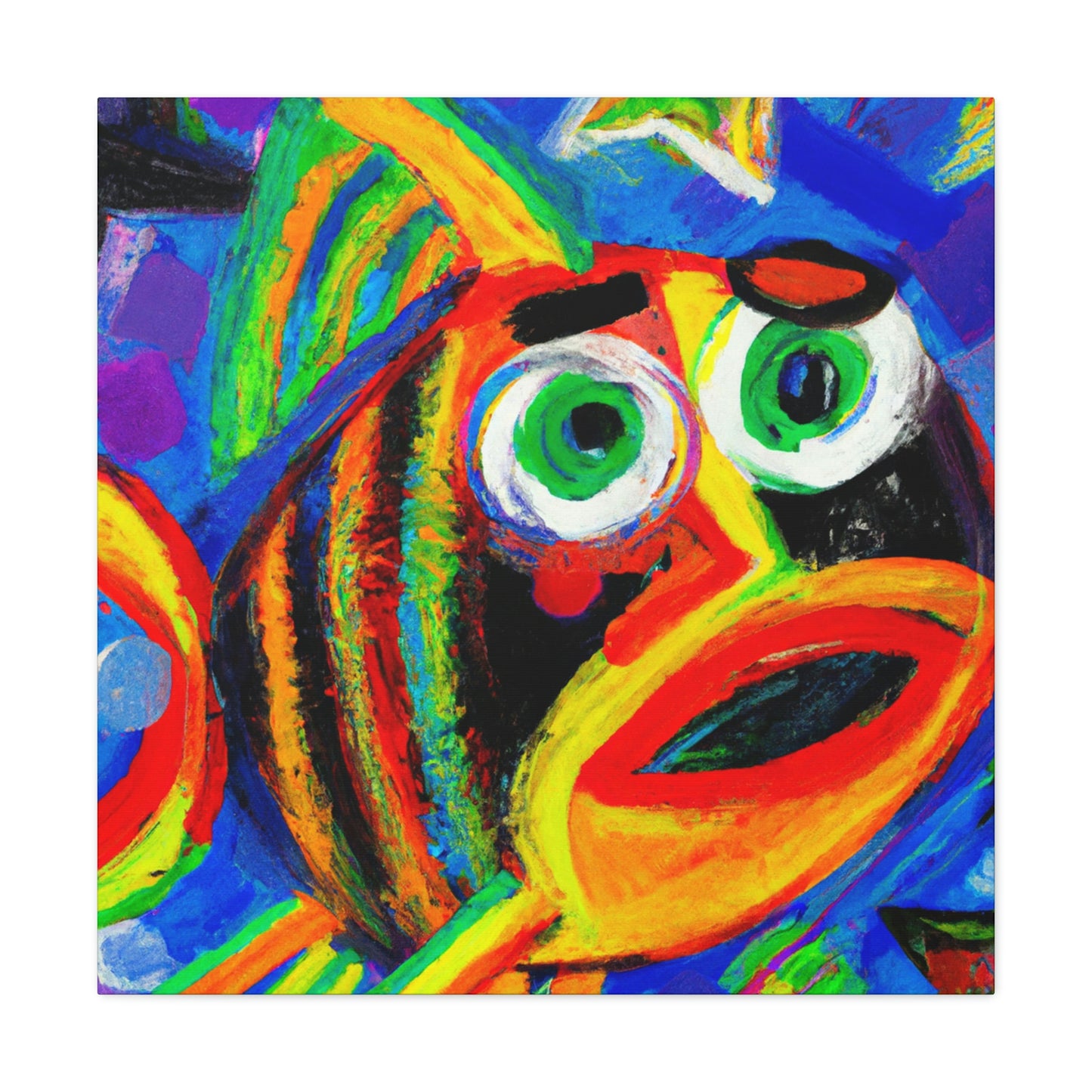 Rainbow Fish Harmony - Canvas