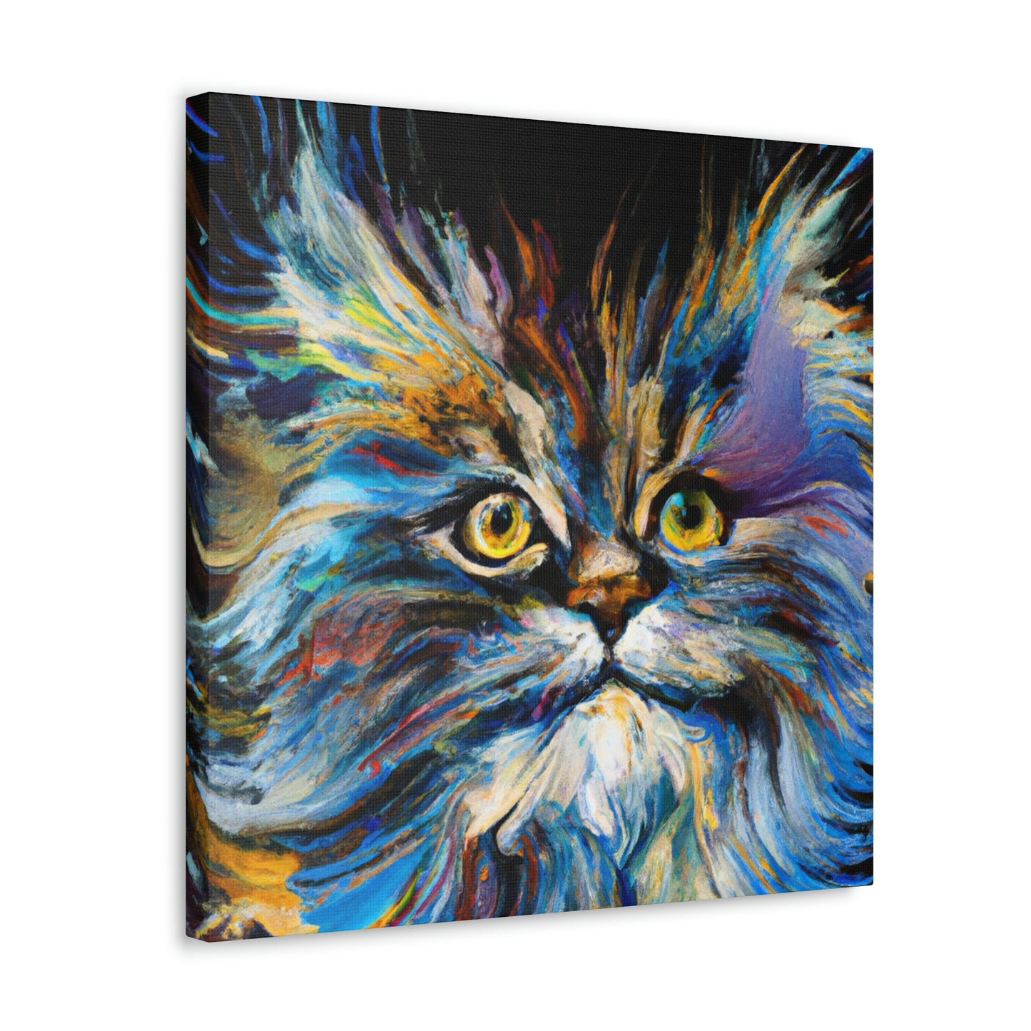 Maine Coon Expressionism - Canvas