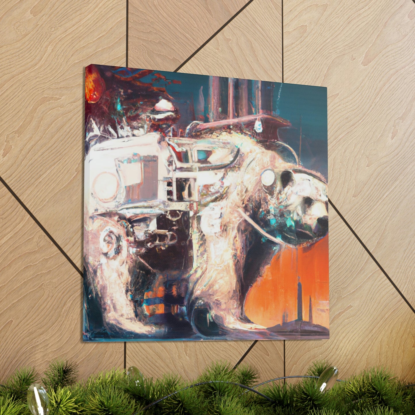 Polar Bear Mechanical Maker - Canvas