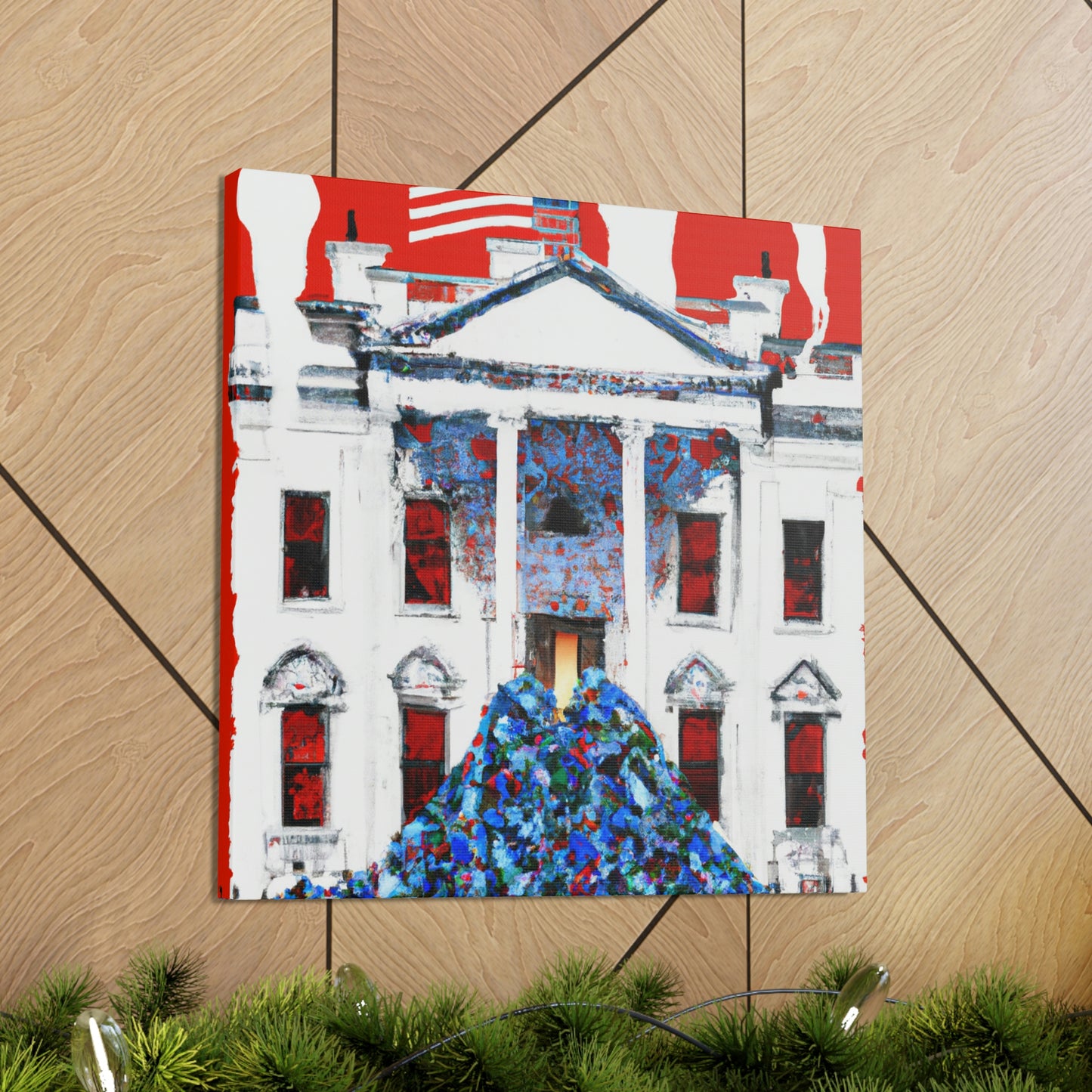 The White House Grandeur - Canvas