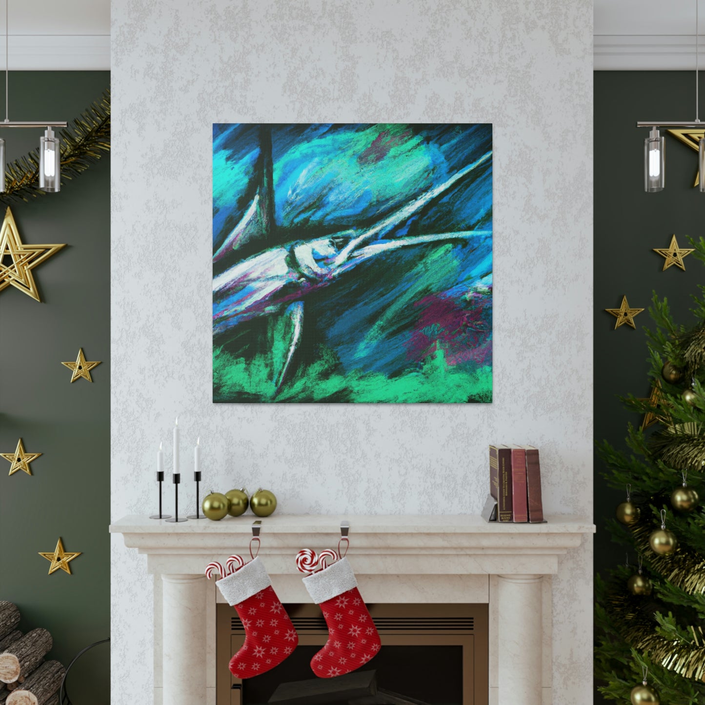 Swordfish Sword Dance - Canvas