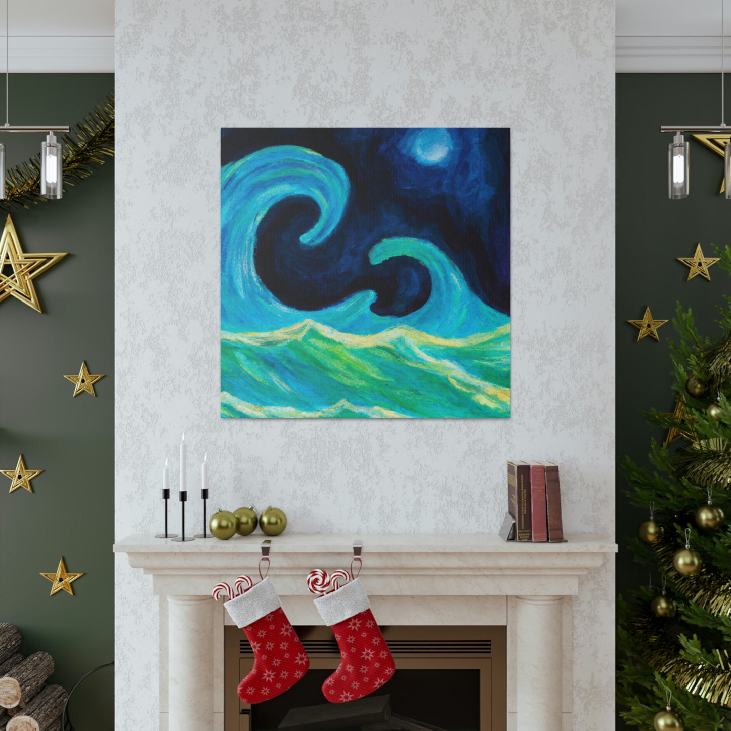 "Sea of Rippling Waves" - Canvas