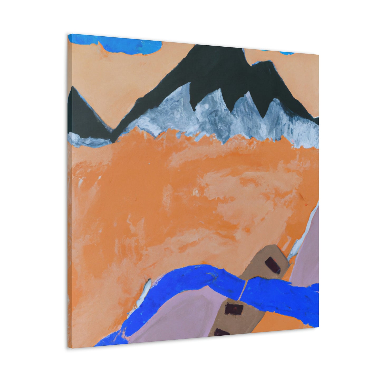 Mountain Majesty Ablaze - Canvas