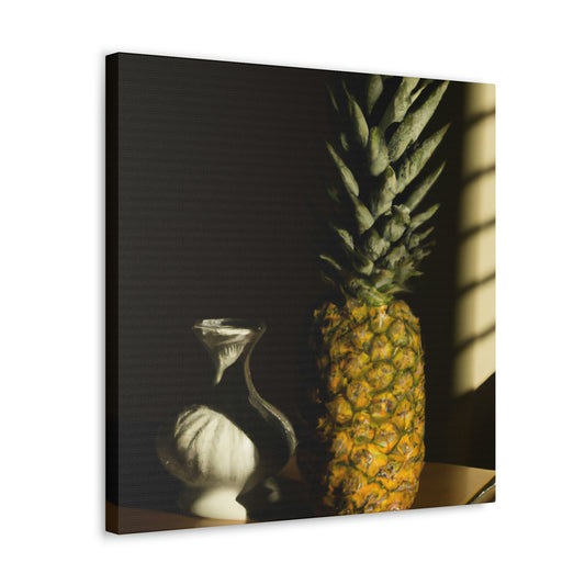 "Pineapple Paradise Deco" - Canvas