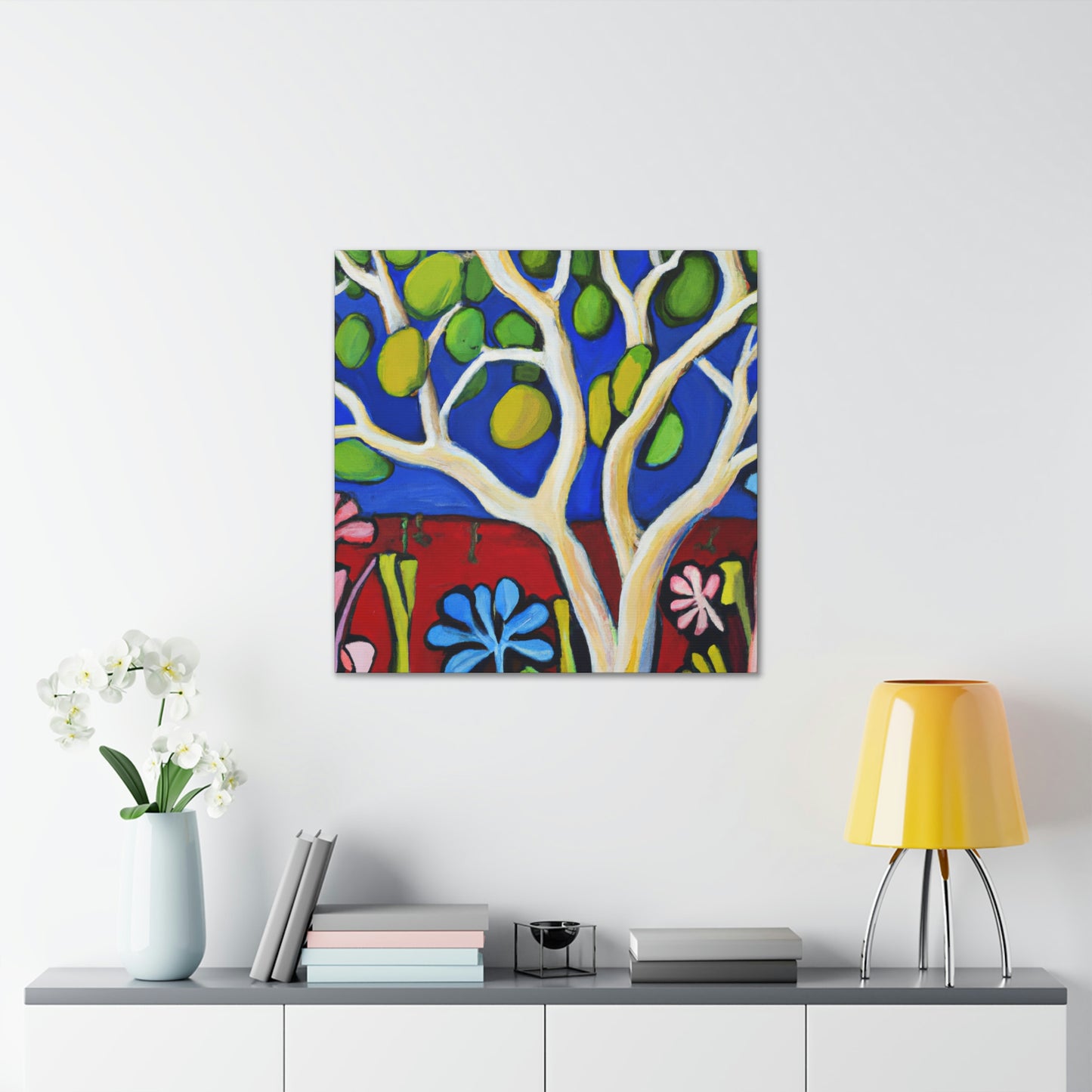 Dogwood in Bloom. - Canvas