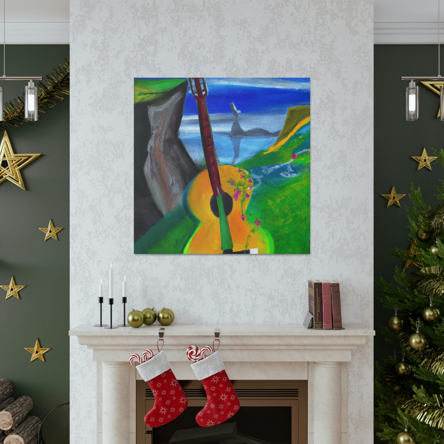 "Guitar Melodic Melody" - Canvas