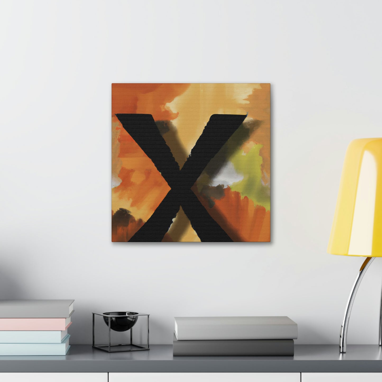 X in Reflection Series - Canvas