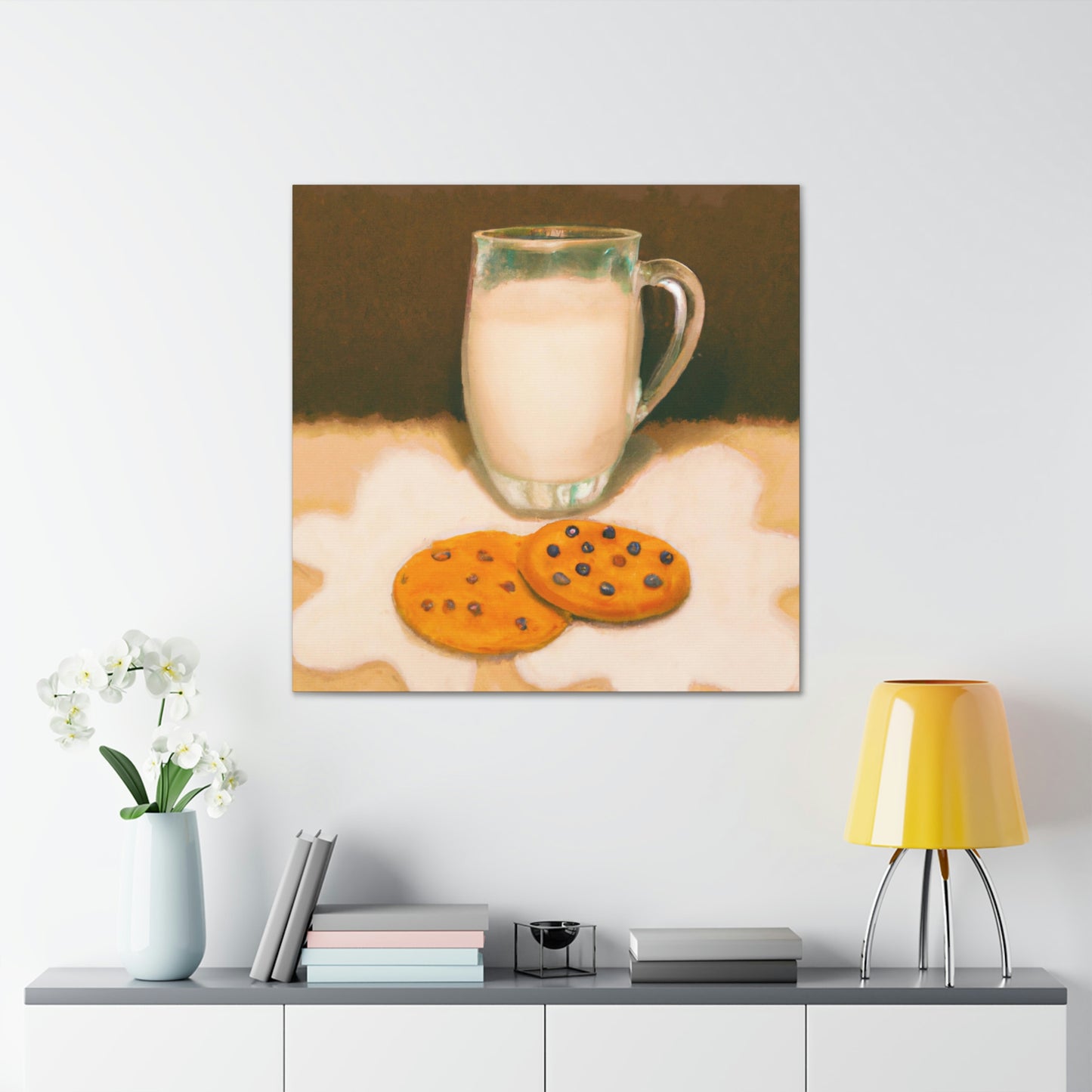 "Milk and Cookie Dream" - Canvas