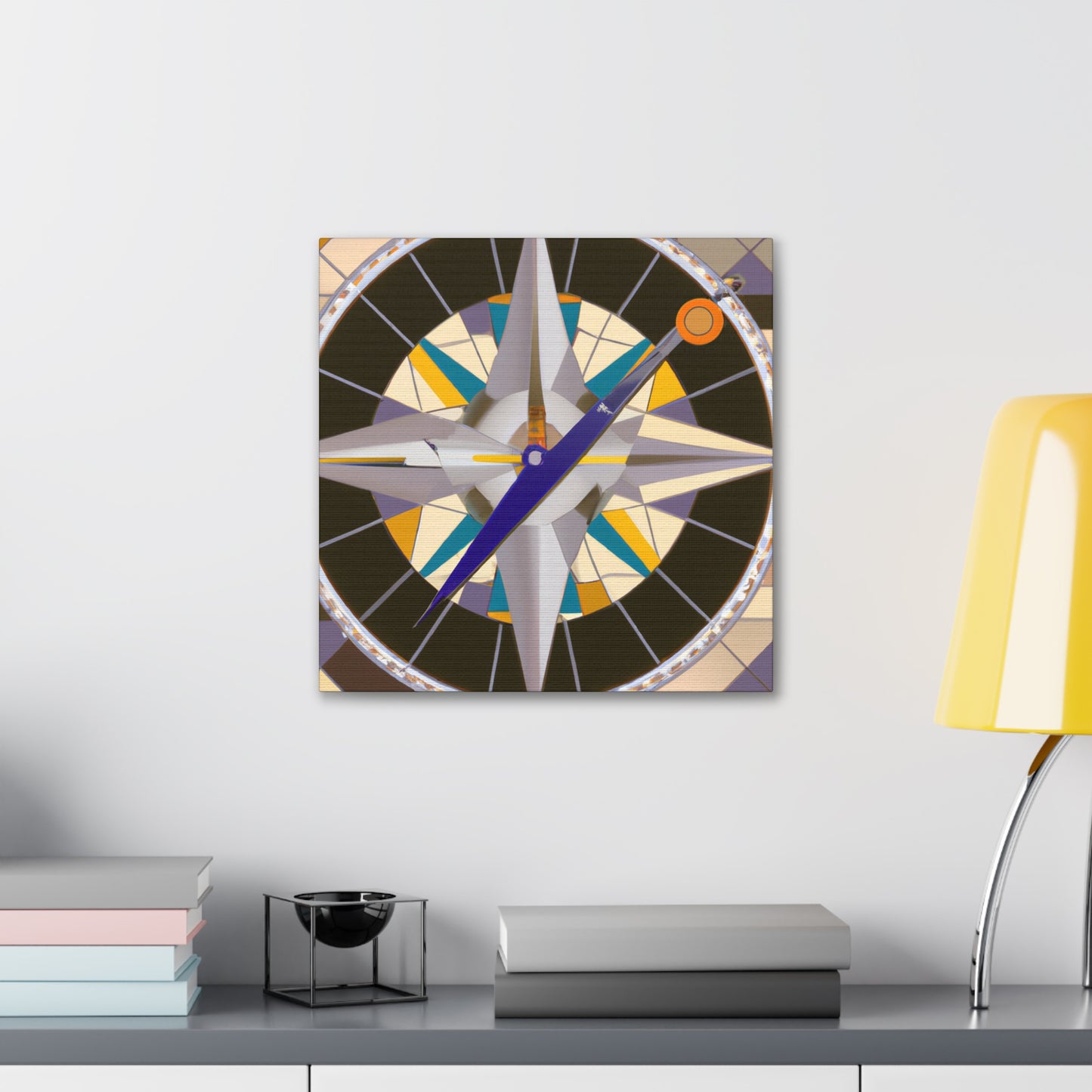 "Compass of Cosmos Glide" - Canvas