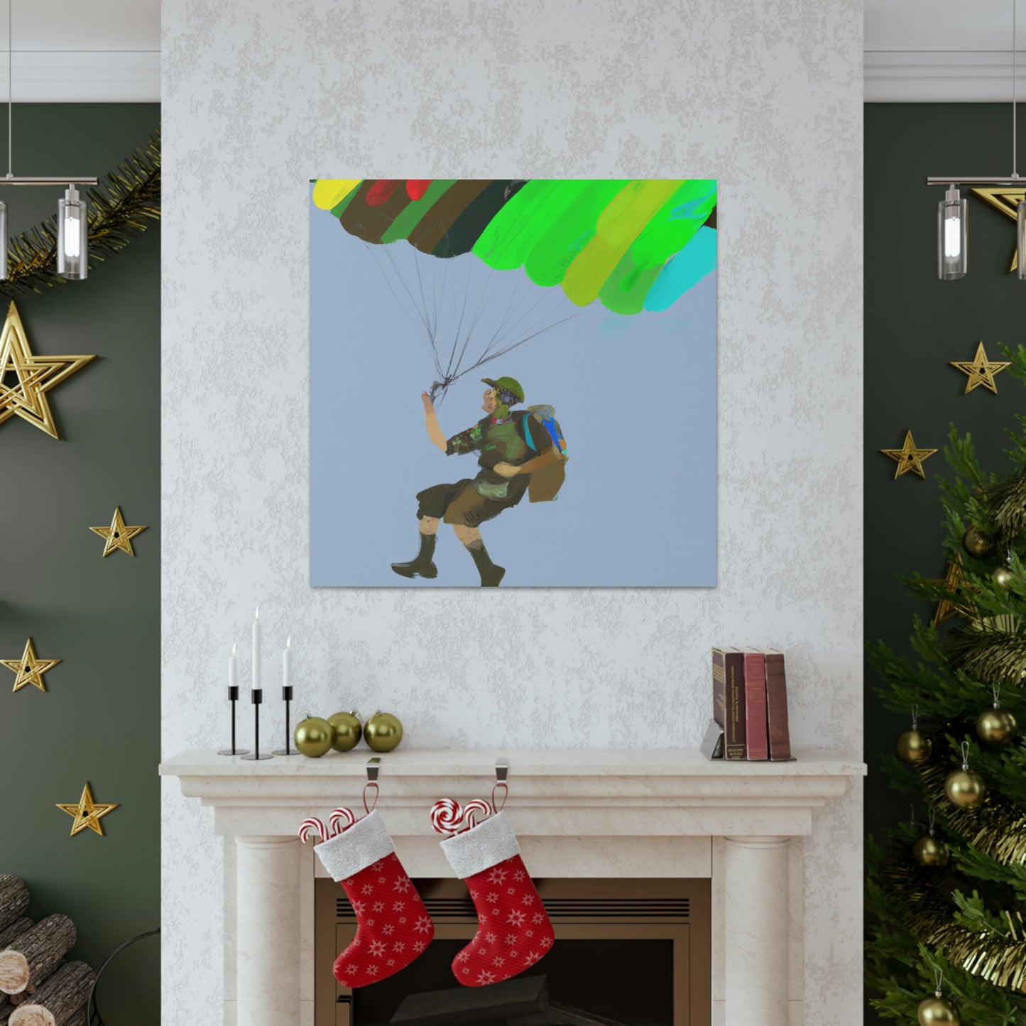 Paratrooper Fauvism Joy - Canvas