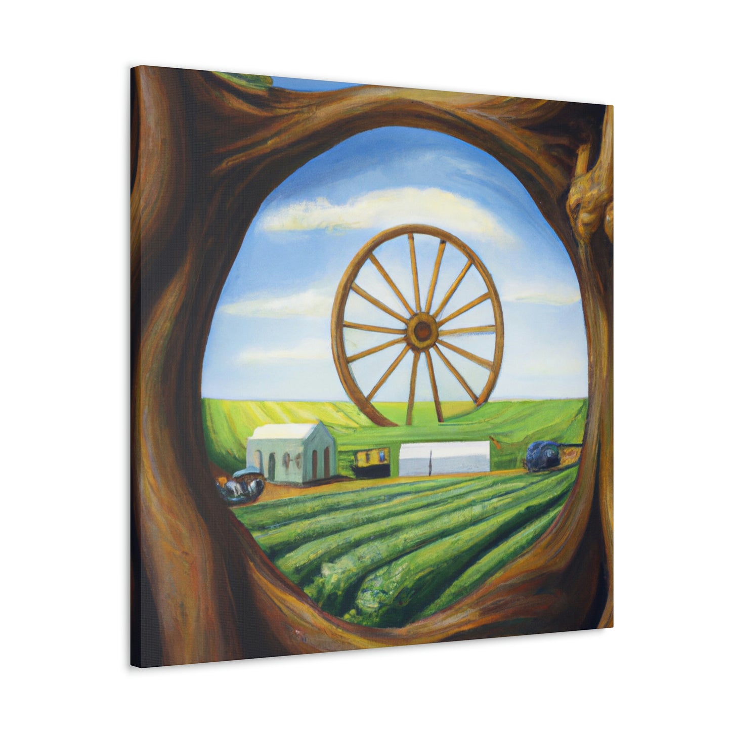 Revolutionary Wagon Wheel - Canvas