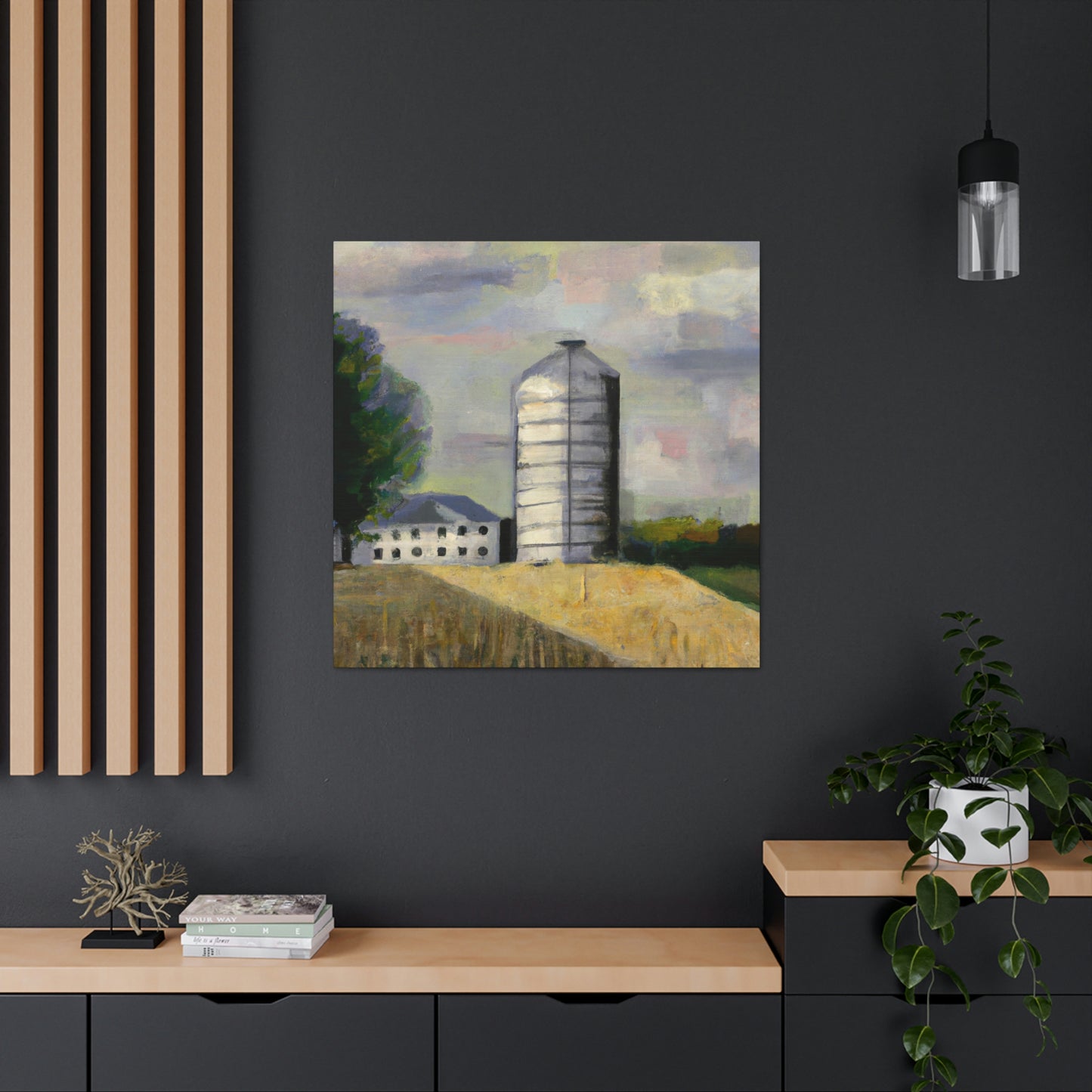 Silo in Expressionism - Canvas