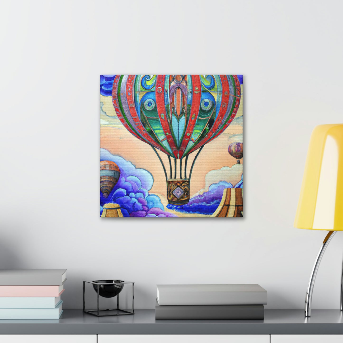 "Aerial Escapade Ballooning" - Canvas