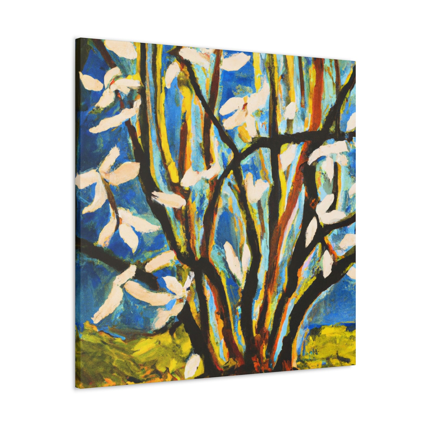 Dogwood in Expressionism - Canvas