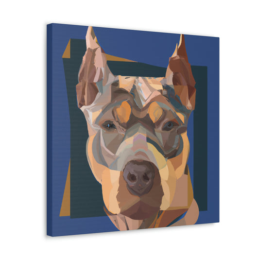 "Pitbull: Art Deco". - Canvas