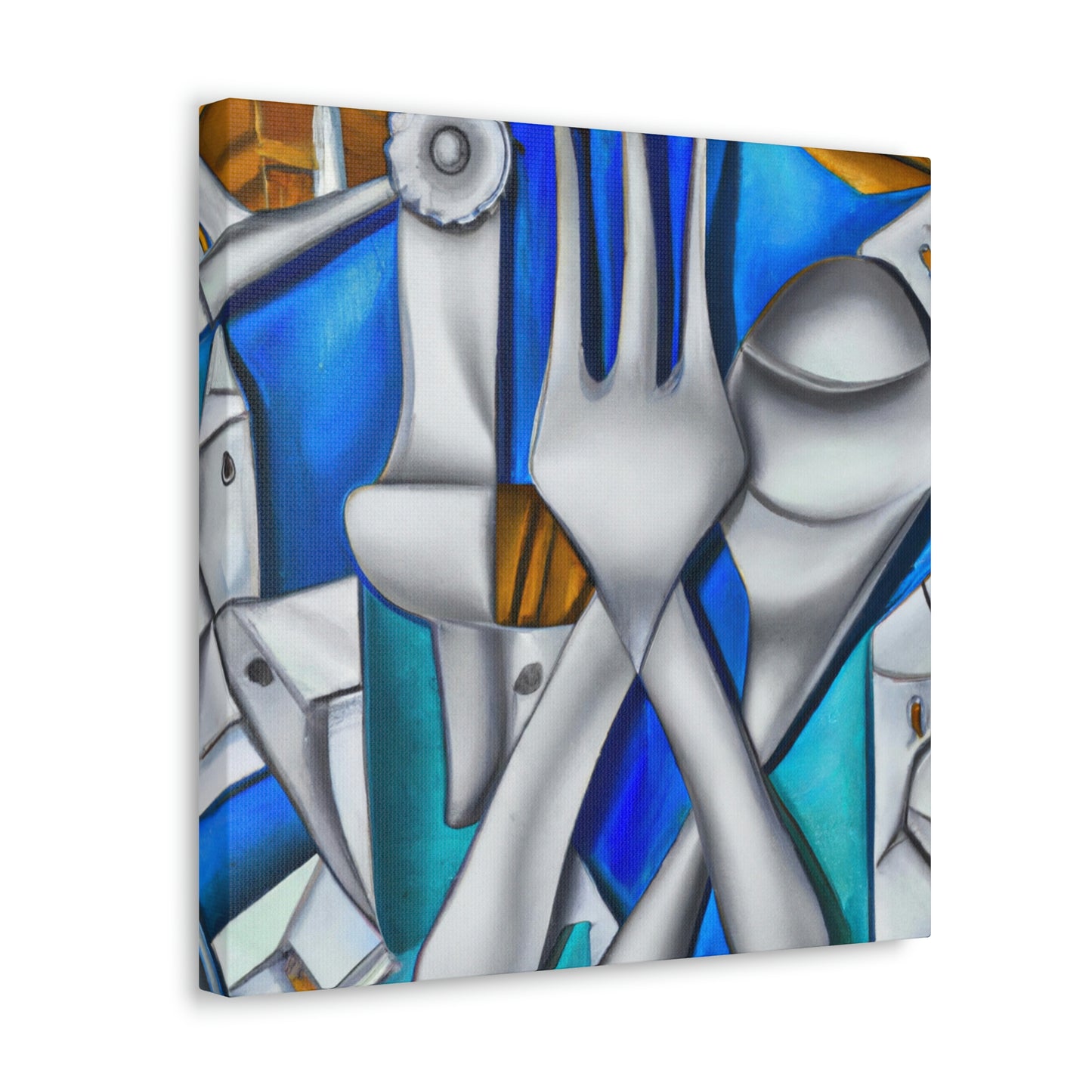 Silverware in Reflection - Canvas