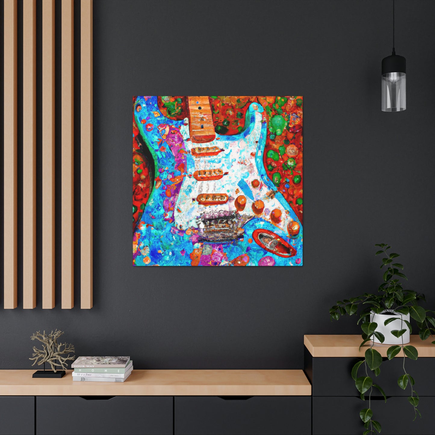 Fender's Expressionistic Vision - Canvas