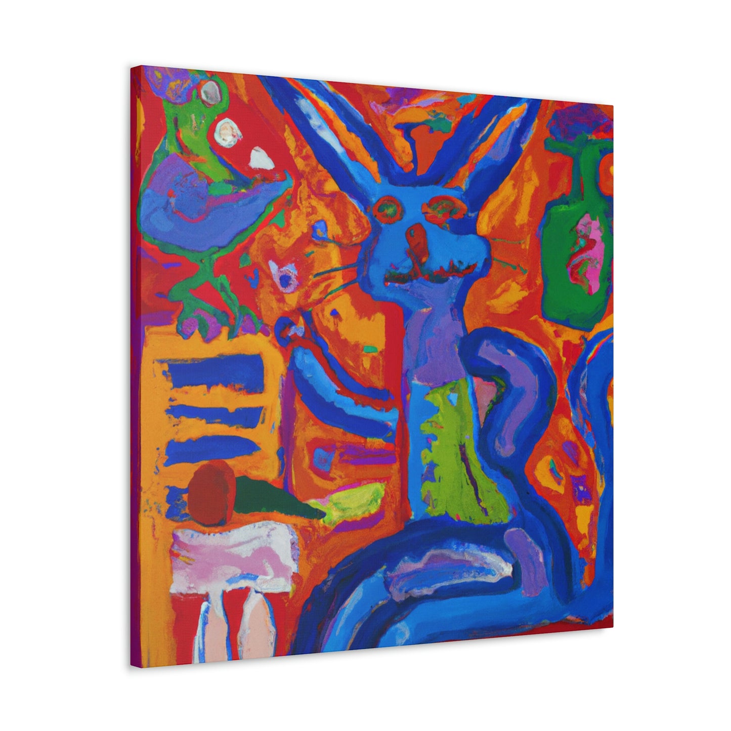 "Rabbit in Fauvism" - Canvas