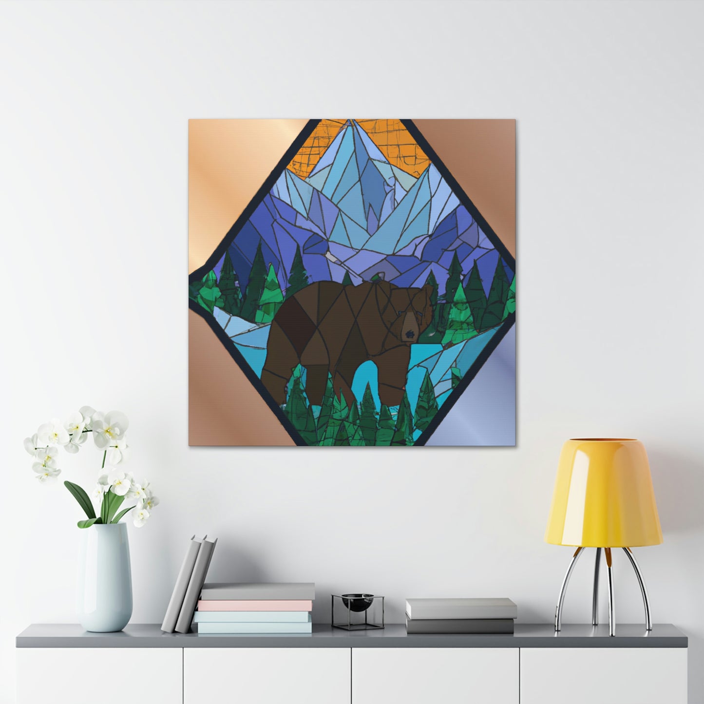 "Bears of Art Deco" - Canvas