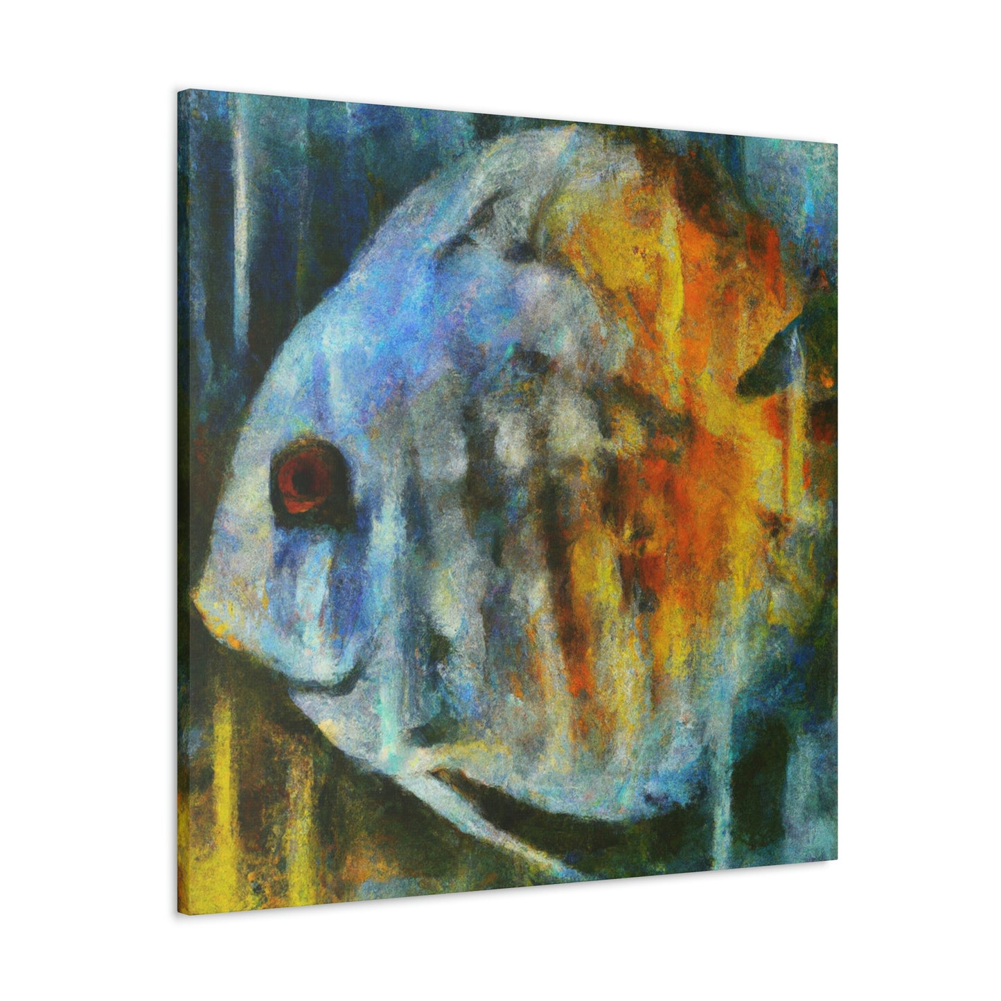 Discus Through Expressionism - Canvas