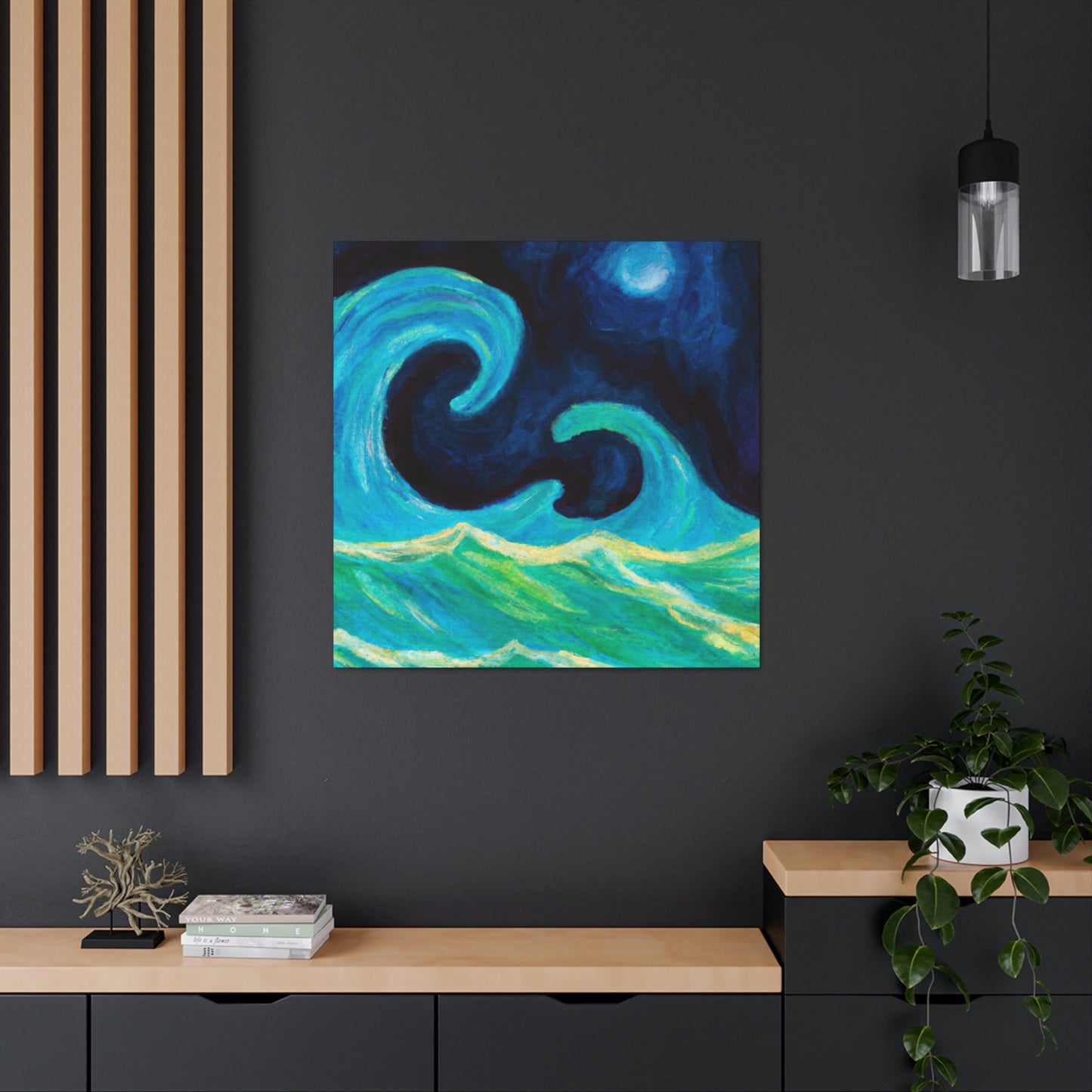 "Sea of Rippling Waves" - Canvas