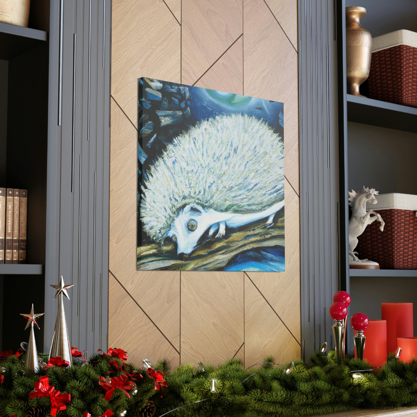 Hedgehog in Dreamland - Canvas