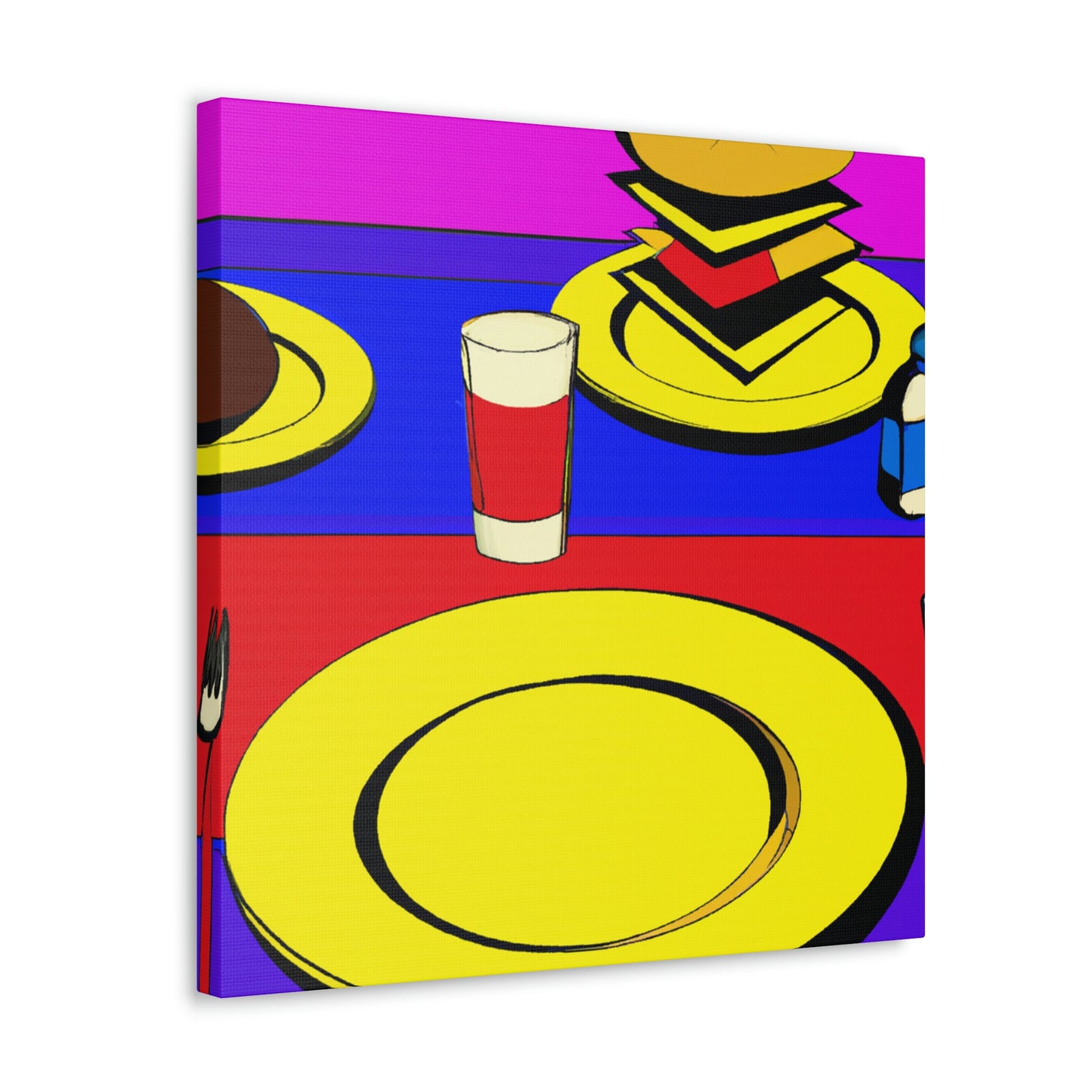 Dining in Pop Art - Canvas