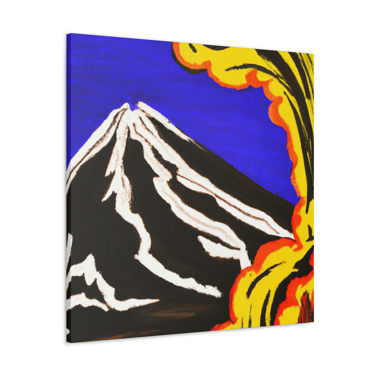 "Volcano On Fire!" - Canvas