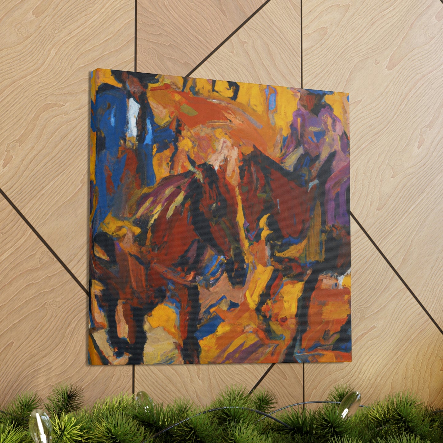 "Chuck Wagon Freedom Expression" - Canvas