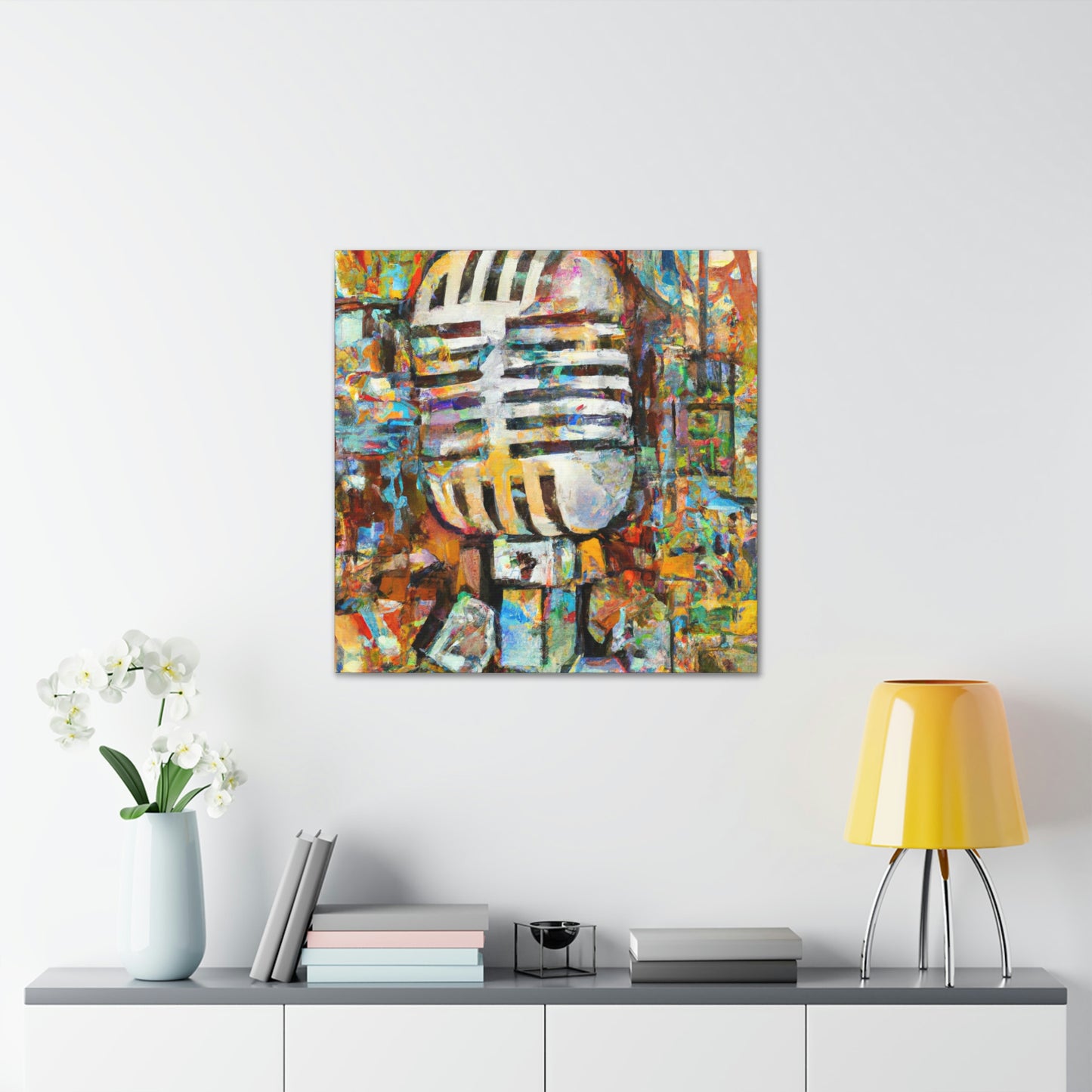 "Sing A Song Microphone" - Canvas