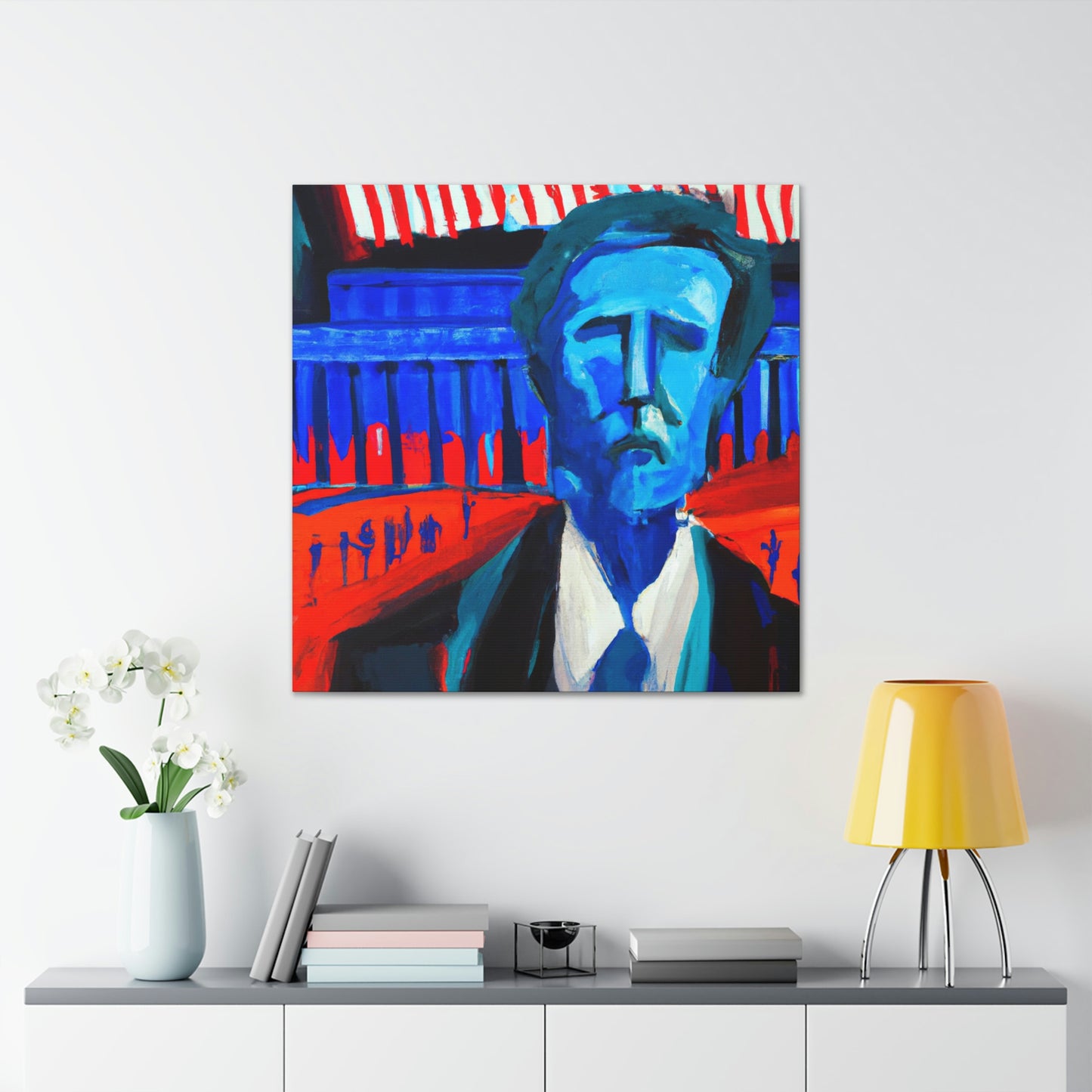 Lincoln in Surreality - Canvas