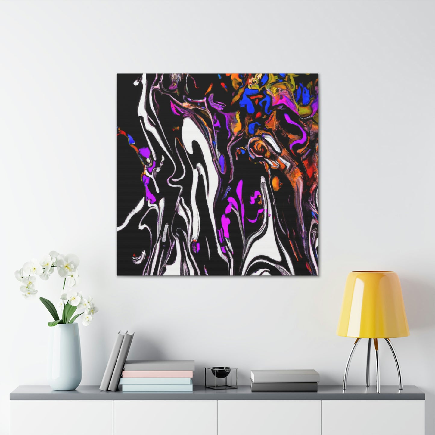 "Mystic Dusk Symphony" - Canvas