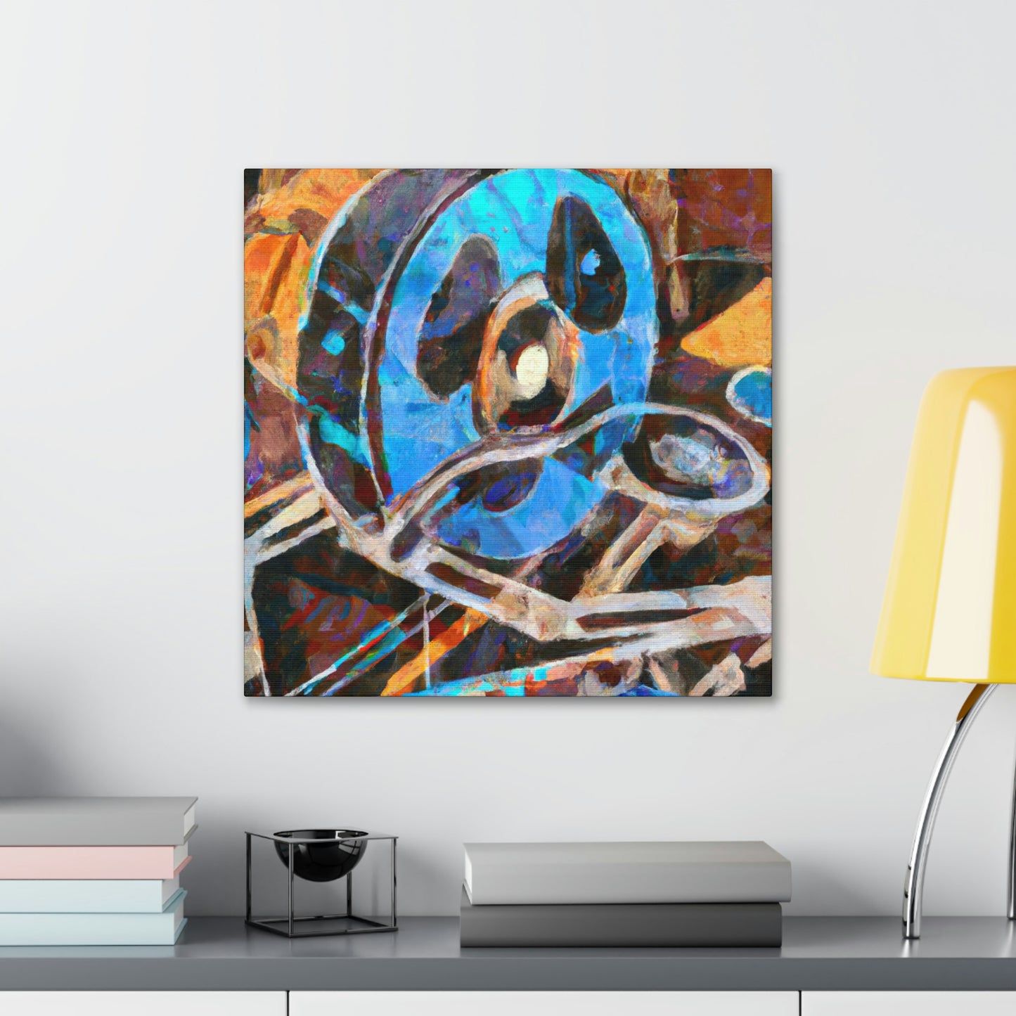 "Reel to Reel Abstraction" - Canvas