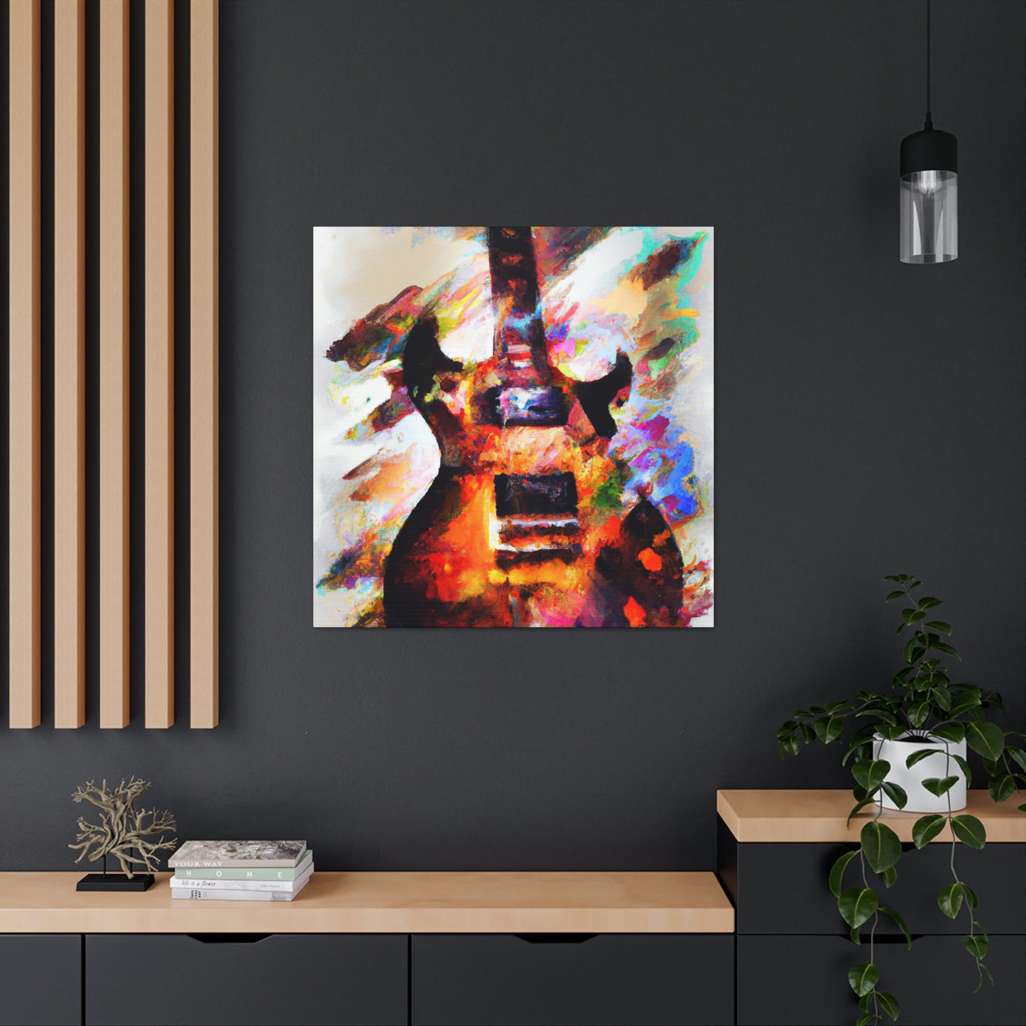 "Electric Guitar Symphony" - Canvas