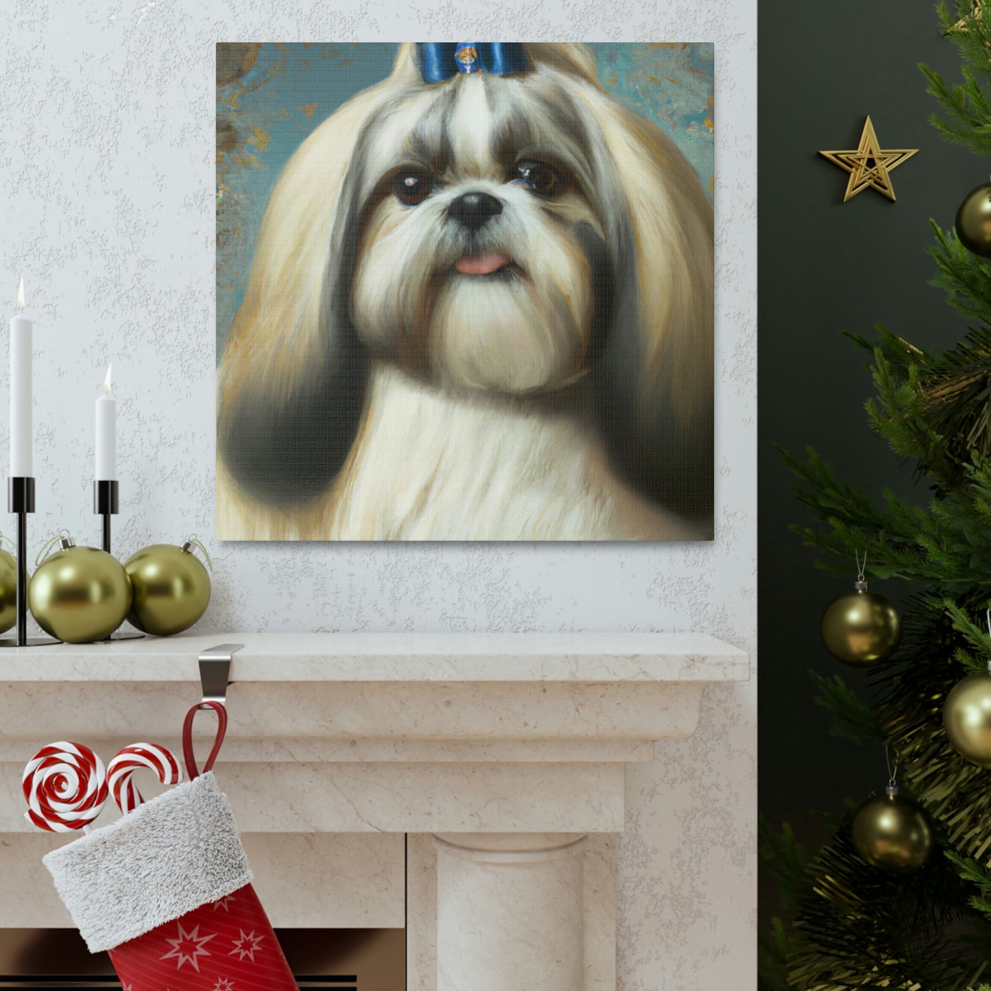 Shih Tzu majesté - Canvas