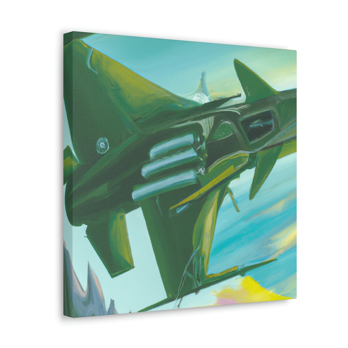 Jet Fighter Surrealism - Canvas