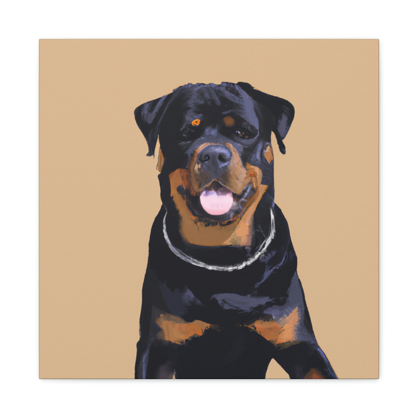 "Rottweiler in Simplicity" - Canvas