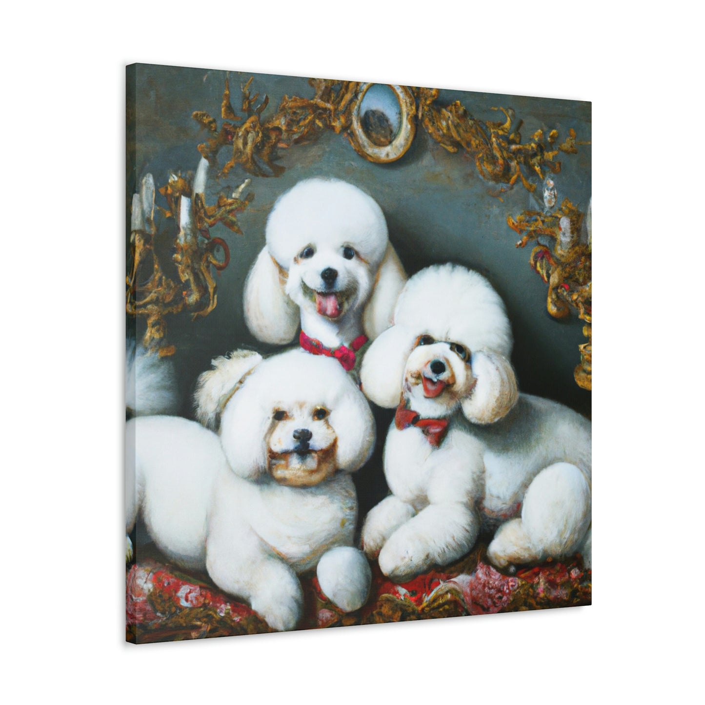 "Bichon Frise Palette" - Canvas