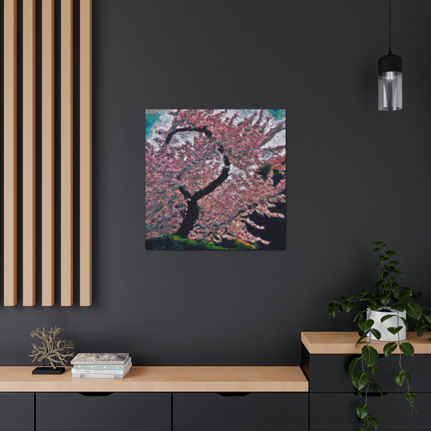 Cherry Blossom Reflection - Canvas