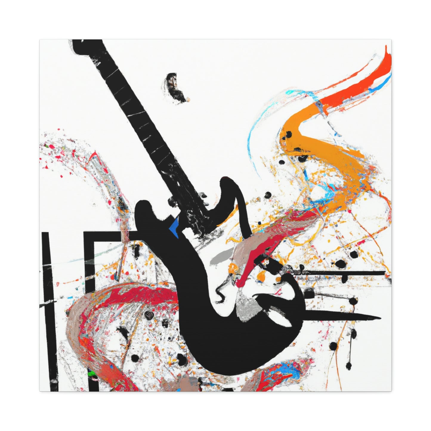 "Fender in Expressionism" - Canvas